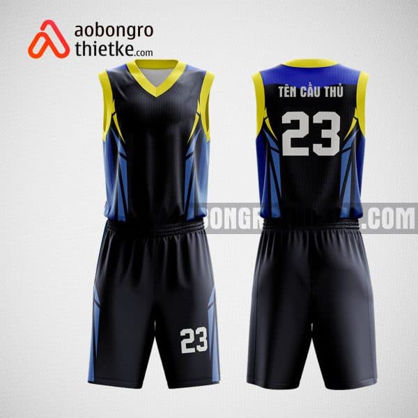 Mẫu quần áo bóng rổ chính hãng màu đen ABR16