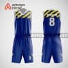 Mẫu quần áo bóng rổ thiết kế màu dương Aliba ABR11
