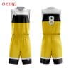 Mẫu quần áo bóng rổ thiết kế màu vàng Hải Phòng ABR12