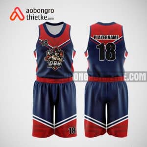 Mẫu đồng phục bóng rổ thiết kế màu tím than DBS ABR55