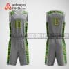 Mẫu đồng phục bóng rổ thiết kế màu xám gray ABR362