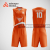 Mẫu quần áo bóng rổ thiết kế màu cam ABR202