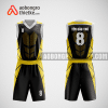 Mẫu quần áo bóng rổ thiết kế màu đen vàng ABR95