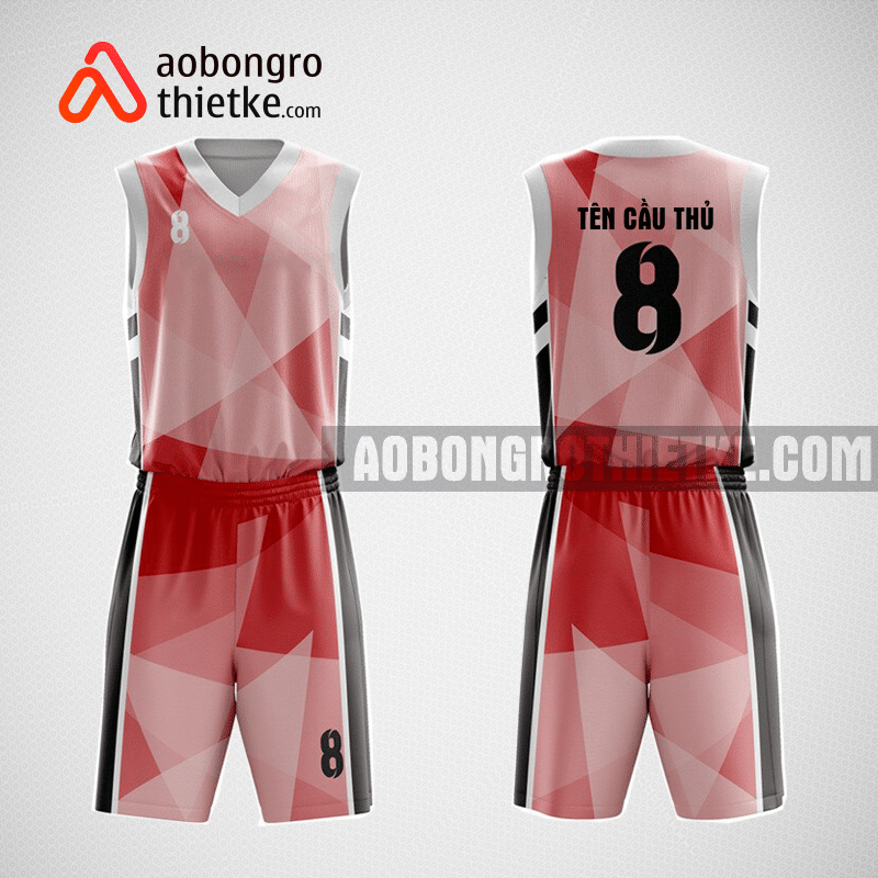 Mẫu quần áo bóng rổ thiết kế màu hồng PINK ABR98