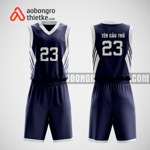 Mẫu quần áo bóng rổ thiết kế màu tím than ABR166