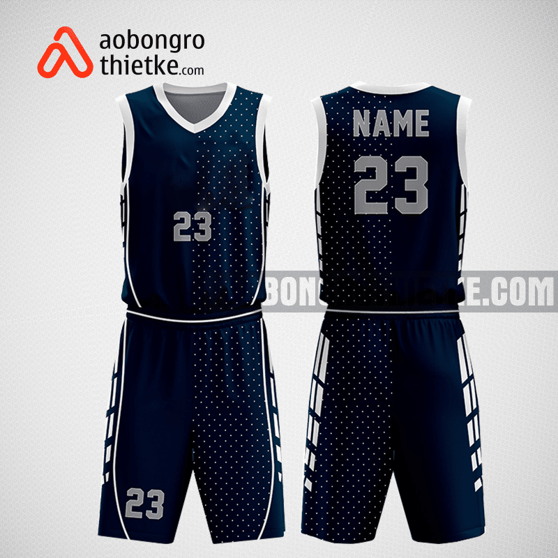Mẫu quần áo bóng rổ thiết kế màu tím than doj iABR280