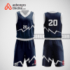 Mẫu quần áo bóng rổ thiết kế màu tím than mountain ABR192
