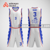 Mẫu quần áo bóng rổ thiết kế màu trắng xanh ball ABR256