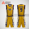 Mẫu quần áo bóng rổ thiết kế màu vàng tím ABR216