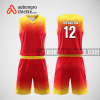 Mẫu quần áo bóng rổ thiết kế màu vàng đen ABR217