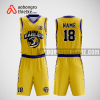 Mẫu quần áo bóng rổ thiết kế màu vàng đen eagle ABR224