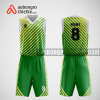 Mẫu quần áo bóng rổ thiết kế màu vàng xanh green ABR141