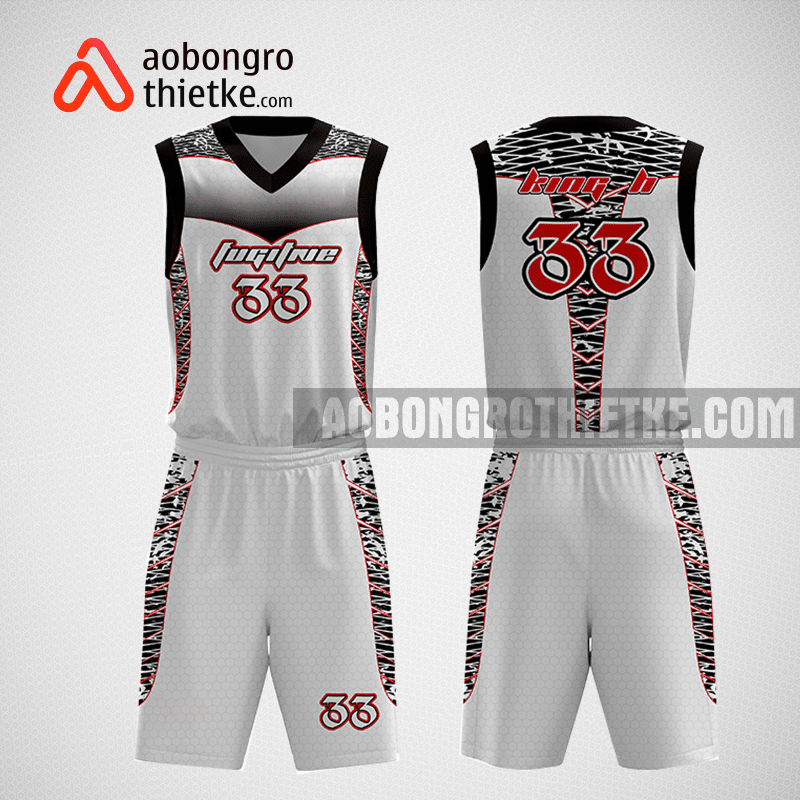 Mẫu quần áo bóng rổ thiết kế màu xám đen solomid ABR226