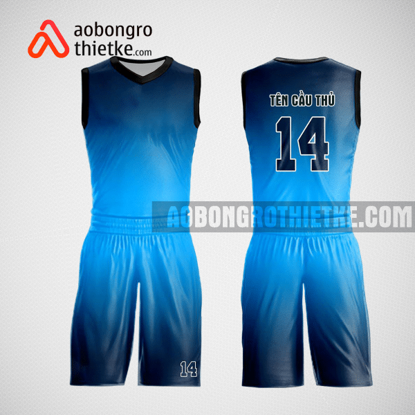 Mẫu quần áo bóng rổ thiết kế màu xanh đen ABR105