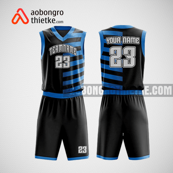 Mẫu quần áo bóng rổ thiết kế màu xanh đen ABR181