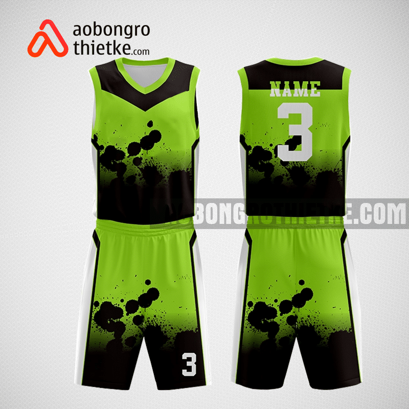 Mẫu quần áo bóng rổ thiết kế màu xanh đen eagl ABR235