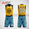 Mẫu quần áo bóng rổ thiết kế màu xanh vàng đen rotation ABR120