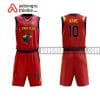 Mẫu quần áo bóng rổ Đại học Bách khoa Hà Nội màu đỏ độc nhất ABR617