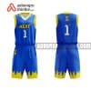 Mẫu quần áo bóng rổ Đại học CNTT (Đại học Quốc gia TP HCM) màu xanh hot nhất ABR637