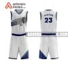 Mẫu quần áo bóng rổ Đại học Công nghệ Đà Nẵng màu trắng uy tín nhất ABR688