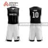 Mẫu quần áo bóng rổ Đại học Giao thông vận tải TP HCM màu đen hot nhất ABR712