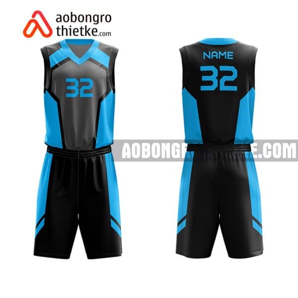 Mẫu quần áo bóng rổ Đại học Hồng Đức màu xanh mua nhiều nhất ABR660