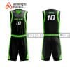 Mẫu quần áo bóng rổ Đại học KHTN (Đại học Quốc gia Hà Nội) màu xanh lá lấy ngay ABR695