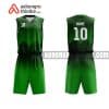 Mẫu quần áo bóng rổ Đại học Kiến trúc TP HCM màu xanh lá đẹp nhất ABR706