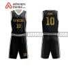 Mẫu quần áo bóng rổ Đại học Kinh tế Quốc dân màu đen lấy ngay ABR635