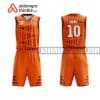 Mẫu quần áo bóng rổ Đại học Kinh tế TP HCM màu cam tốt nhất ABR636