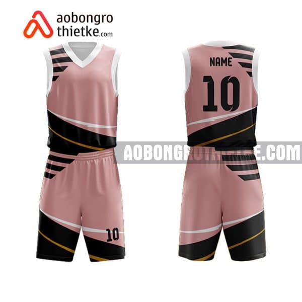 Mẫu quần áo bóng rổ Đại học Mỹ thuật TP HCM màu hồng yêu thích nhất ABR698