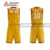 Mẫu quần áo bóng rổ Đại học Nha Trang màu vàng in nhanh ABR641