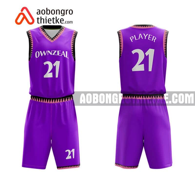 Mẫu quần áo bóng rổ Đại học Sư phạm Hà Nội màu tím lấy ngay ABR620