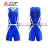 Mẫu quần áo bóng rổ Đại học Sư phạm Kỹ thuật TP HCM màu xanh lạ nhất ABR648
