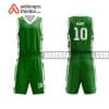 Mẫu quần áo bóng rổ Đại học Trà Vinh màu xanh lá chất lượng nhất ABR629