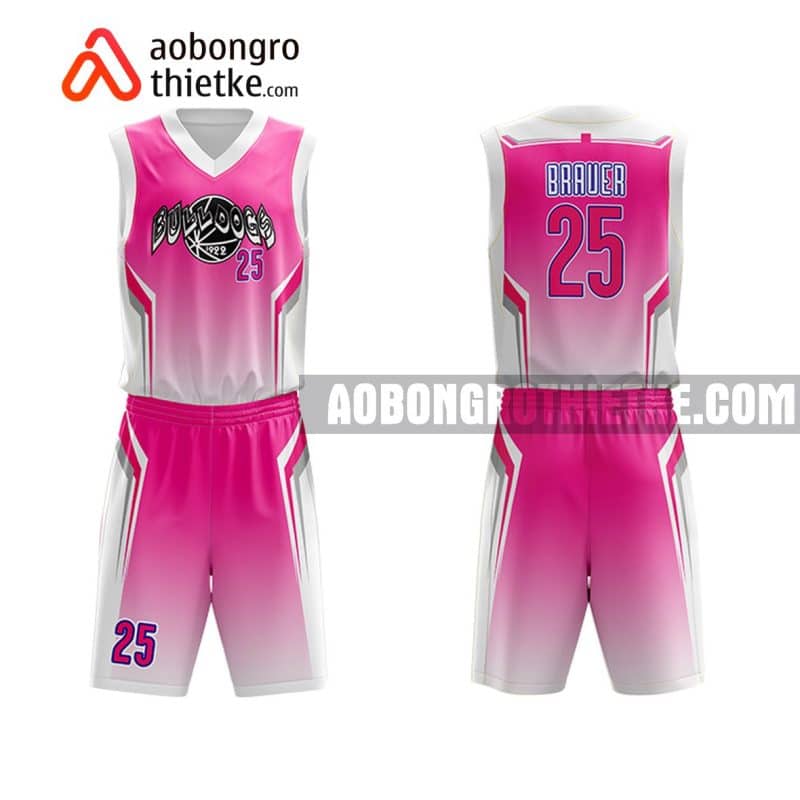 Mẫu quần áo bóng rổ Đại học Y Dược TP HCM màu hồng uy tín nhất ABR643