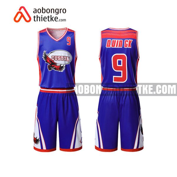Mẫu quần áo bóng rổ Đại học Y dược Hải Phòng màu xanh uy tín nhất ABR703