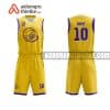 Mẫu quần áo bóng rổ Đại học Y khoa Phạm Ngọc Thạch màu vàng chất lượng nhất ABR674
