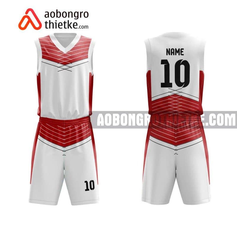 Mẫu quần áo bóng rổ TH PT Phan Đình Phùng màu hồng tốt nhất ABR786