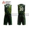 Mẫu quần áo bóng rổ THPT Châu Văn Liêm màu nâu mới nhất ABR909