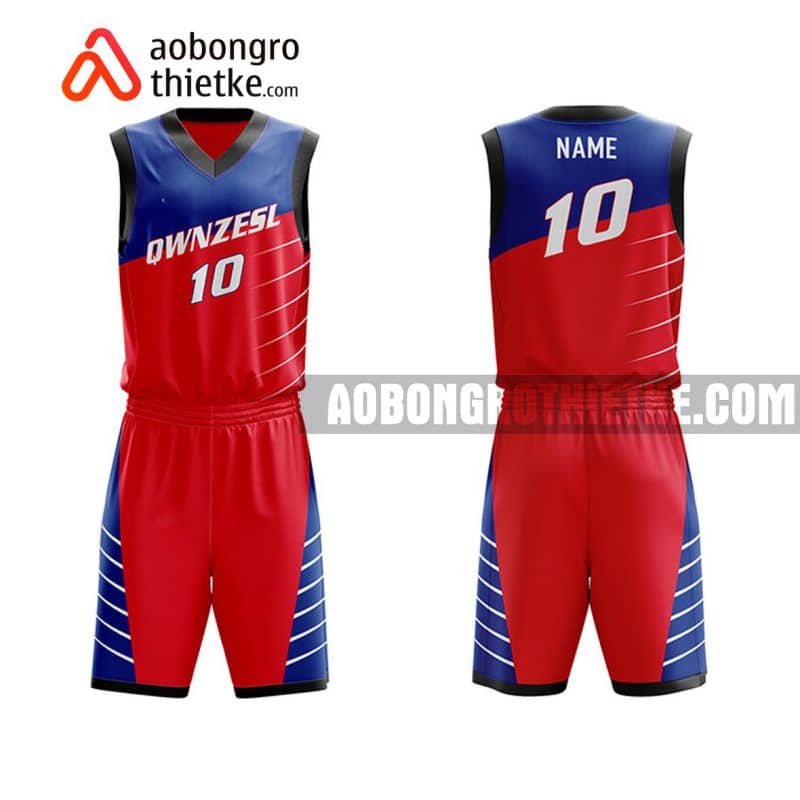 Mẫu quần áo bóng rổ THPT Chuyên Hà Nam màu đỏ lạ nhất ABR738