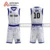 Mẫu quần áo bóng rổ THPT Chuyên Hùng Vương màu trắng yêu thích nhất ABR743