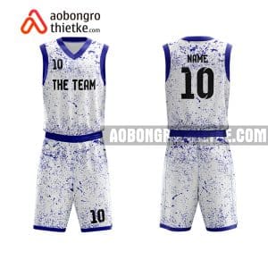 Mẫu quần áo bóng rổ THPT Chuyên Hùng Vương màu trắng yêu thích nhất ABR743