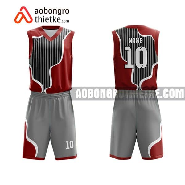 Mẫu quần áo bóng rổ THPT Chuyên Lê Quý Đôn màu nâu yêu thích nhất ABR788