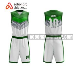 Mẫu quần áo bóng rổ THPT Chuyên Lê Quý Đôn màu xanh lá mua nhiều nhất ABR750