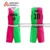 Mẫu quần áo bóng rổ THPT Chuyên Lương Thế Vinh màu hồng hot nhất ABR742