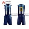 Mẫu quần áo bóng rổ THPT Chuyên Lương Văn Tụy màu xanh lấy ngay ABR770