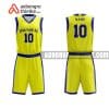 Mẫu quần áo bóng rổ THPT Chuyên Nguyễn Huệ màu vàng lấy ngay ABR740