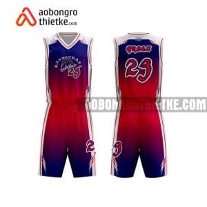 Mẫu quần áo bóng rổ THPT Chuyên Quảng Bình màu tím lấy ngay ABR785