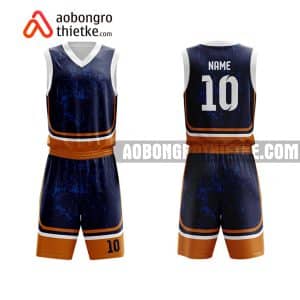 Mẫu quần áo bóng rổ THPT DL Ngôi Sao màu nâu uy tín nhất ABR898